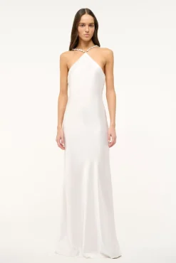 STAUD CADENCE DRESS PEARL