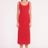 STAUD JESSICA DRESS RUBY